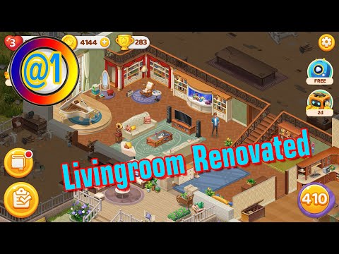 LIVING ROOM DAY1, DAY2 - DREAM HOME MATCH [ EPISOD 1 ] | PUZZLE GAMEPLAY