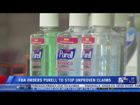 FDA致Purell：停止宣稱洗手液能消除埃博拉病毒和流感。 (FDA to Purell: Stop claiming hand sanitizers eliminate Ebola and flu)