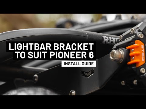 STEDI™ Light Bar Bracket to suit Rhino-Rack® Pioneer 6 | Install Guide