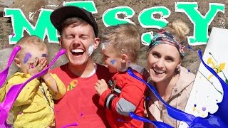 EXTREMELY MESSY NEW FAMILY EASTER TRADITION!