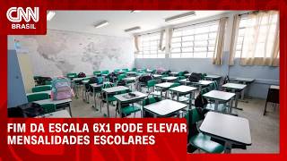 Fim da escala 6x1 pode elevar mensalidades escolares até 23%, aponta estudo | CNN AGORA