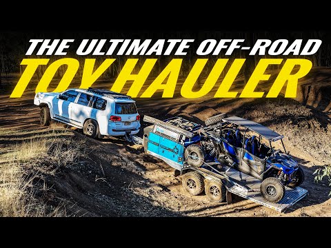 The ULTIMATE Off Road Toy Transporter - Patriot Campers Toy Hauler Range