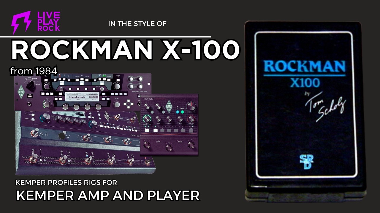 Kemper Amps Rockman X-100 | Guitar profiles by Liveplayrock