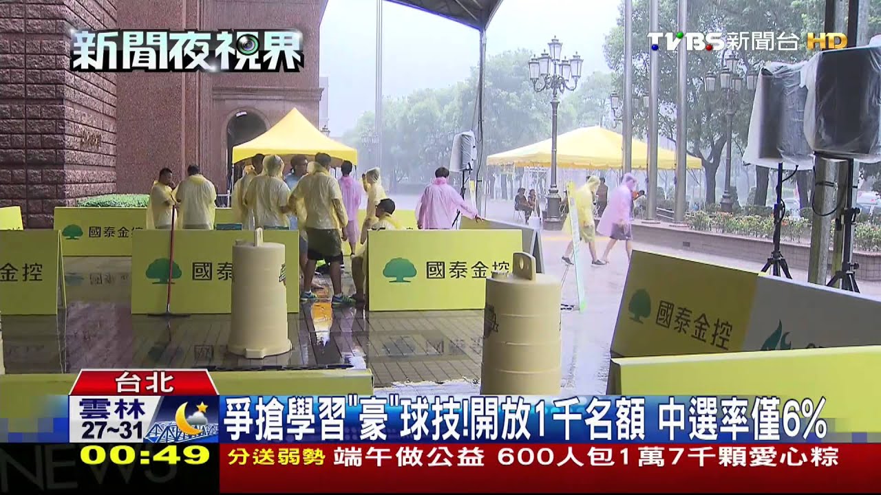 台北場大雷雨 「豪小子」訓練營徵選喊卡