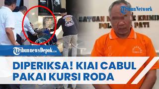 Resmi Ditahan! Tampang Lesu Kiai Cabul Pati Pakai Kursi Roda Jalani Pemeriksaan di Polres Jepara