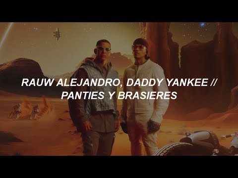 Rauw Alejandro, Daddy Yankee - PANTIES Y BRASIERES 🔥|| LETRA