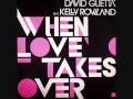 When love takes over [David Guetta feat.Kelly ...