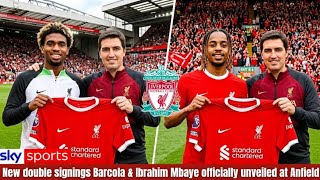 IT’S OFFICIAL! LIVERPOOL UNVEIL €189M BOMBSHELL DOUBLE SIGNING — BARCOLA & MBAYE SHOCK ANFIELD DEAL!