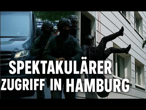 Spectacular raid in Hamburg: SEK arrests man at window