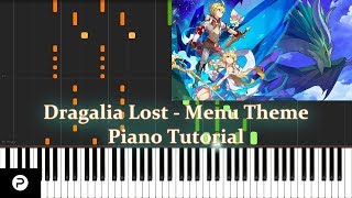 [Synthesia] Menu Theme (Bokura No Network) - Dragalia Lost