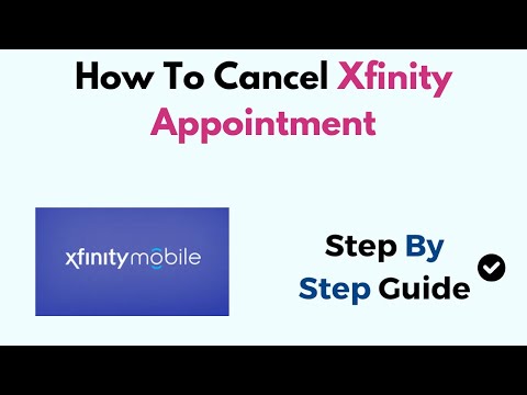 Xfinity Cancel Appointment
