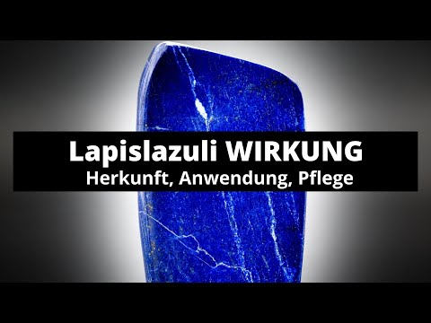 Lapis lazuli effect & use as a healing stone 💎 Crystal