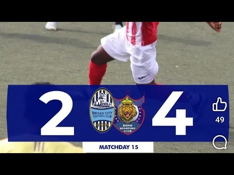 Broad City Fc vs Dino Sc MD 15 Exclusive Highlights Tcc 2025/26