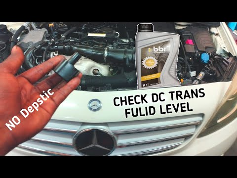 How to check transmission fluid , Mercedes Benz B200.cla250