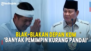 Download lagu [FULL] Pidato Prabowo Depan Dedi Mulyadi Singgung Banyak Pemimpin Kurang Pandai: Harus Diakui mp3