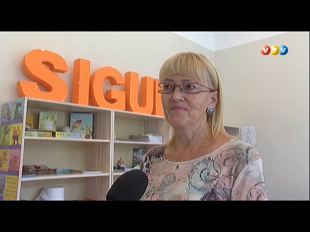 Siguldas pilsētas vidusskolas pirmklasnieki uzsāk mācības jaunizveidotā mākslu klasē