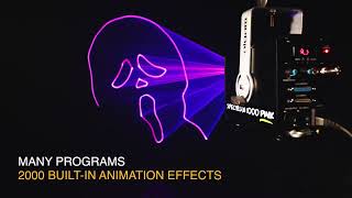 Algam Lighting Laser d'animation SPECTRUM 1000 PINK - Video