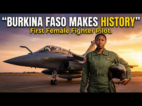 BURKINA FASO'S FIRST FEMALE FIGHTER PILOT TAKES OFF AT FULL SPEED