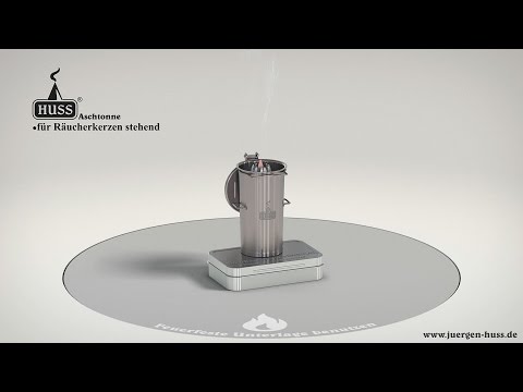 " ASCHTONNE " für Räucherkerzen - Aus dem Erzgebirge