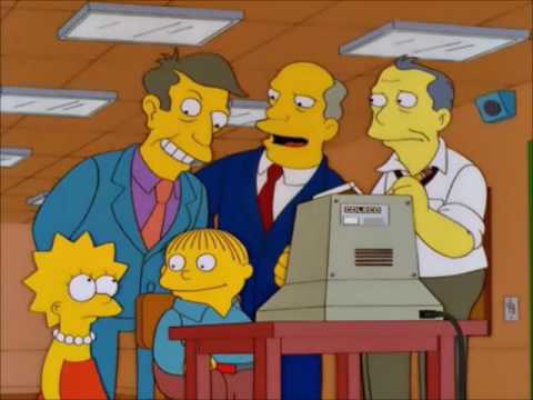 Gil tries to sell Coleco Computers - The Simpsons Gems