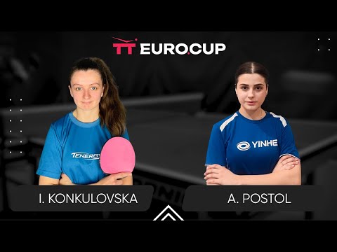 19:15 Iryna Konkulovska - Anastasiia Postol 02.06.2024 TT Euro.Cup Women Ukraine Master. TABLE 4