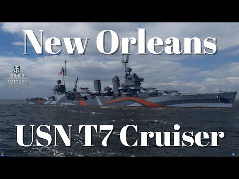 New Orleans UJN T7 Cruiser World Of Warships WOWS Replay
