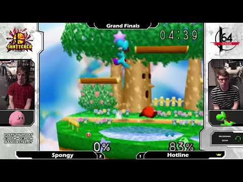 Smash 64: Spongy (Kirby) V Hotline (Yoshi) - Shattered 109 Tournament SSB64