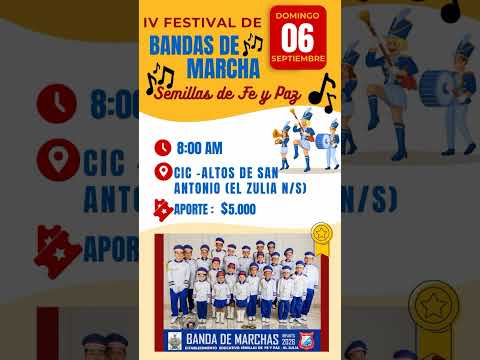IV Festival Bandas de Marcha Semillas de Fe y Paz