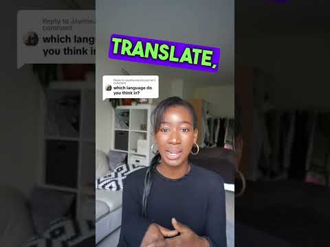 What language do I think in as polyglot?