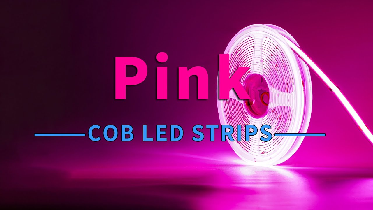 What Is Pink Led Strip Lights?--Pink Cob Strip Lights Review