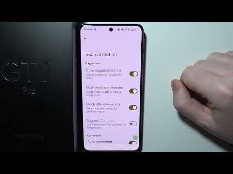 Realme GT 7 Pro: How to Turn On/Off Auto Text Correction