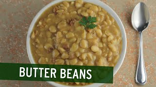 How to Make Butter Beans