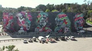 UNIVERSAL STUDIOS LOT - MONSTER MURAL