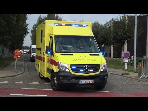 2e Ziekenwagen Brandweer Tienen met spoed naar interventie