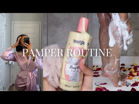 RELAXING PAMPER ROUTINE *birthday edition* | Shower Routine & Spa Maintenance (self care tips)
