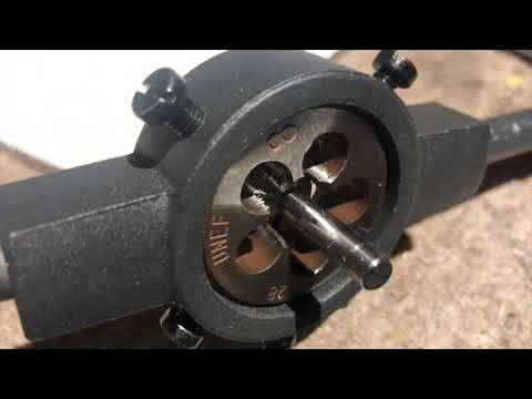 How To Thread A .22 lr Gun Barrel By Hand