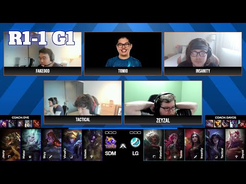 SDM vs LG - Game 1 | Round 1 LCS 2026 Promotion | SDM Tigres vs Luminosity Gaming G1 full