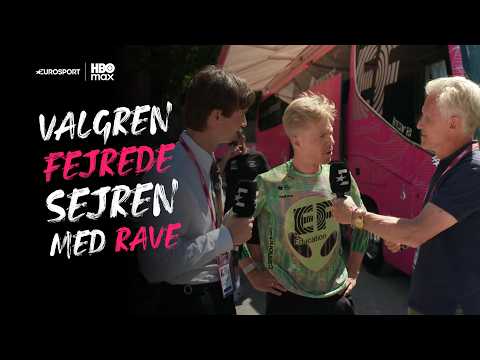 Michael Valgren fejrede sejren med rave | Giro d'Italia 2026