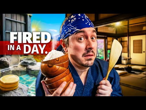 我嘗試在日本酒店工作。(並不順利）。 (I Tried Working in a Japanese Hotel. (It didn’t go well).)