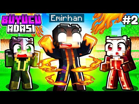 ALEV BÜYÜLERİ ÖĞRENDİM! 🔥 #2 | Minecraft Büyücü Adası