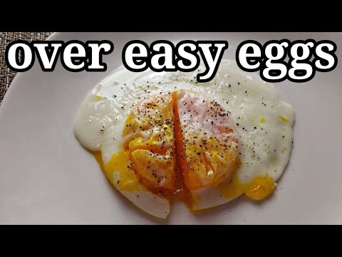 Over Easy Eggs | How to make perfect over easy eggs demonstration