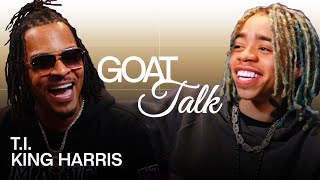 T.I. &amp; King Harris Debate GOAT Viral Moment, Rap Album, and Waffle House Order | GOAT Talk