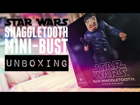 Star Wars A New Hope Blue Snaggletooth Gentle Giant LTD 1:6 scale mini-bust Unboxing