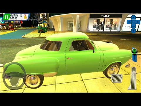 Cars of New York Simulator - Classic Green Car - Android GamePlay