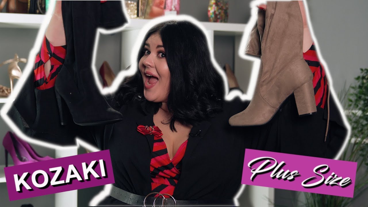 STYLIZACJE PLUS SIZE 👢 KOZAKI NA SZEROKĄ ŁYDKĘ 👢