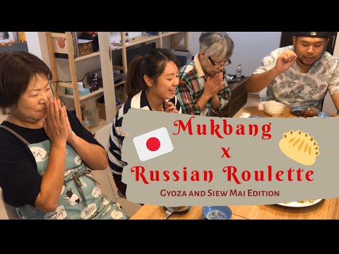 Gyoza and Siew Mai Mukbang with a Twist of Russian Roulette (Karma is REAL!) - Watch until the END😂