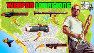 GTA 5 - All Secret Rare Weapons Locations 2024 For PC, PS4, PS5, Xbox One & Xbox 360 (Story Mode)