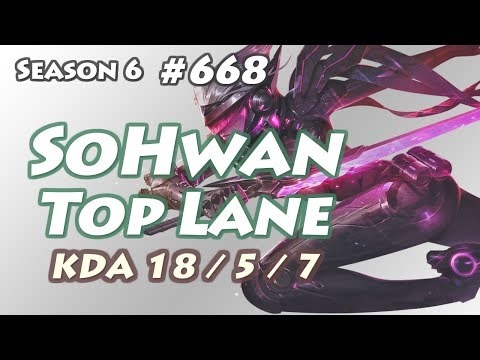 Jin Air SoHwan - Fiora vs Ekko - KR LOL Master 514LP