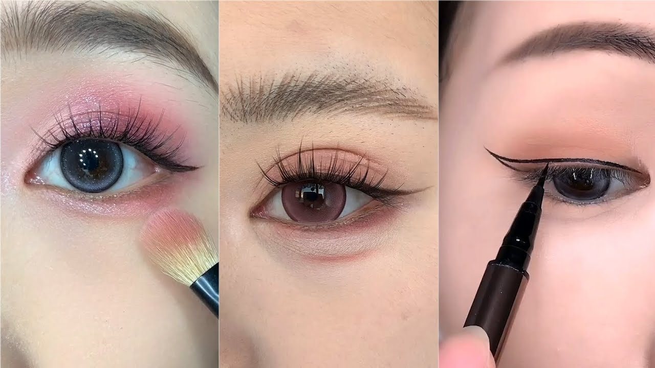 Beautiful fusion of Douyin and korean eye makeup