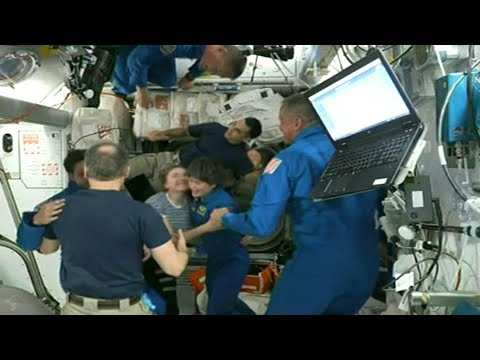 Fliegender Wechsel: Ablösung für Maurer-Team auf der ISS | AFP